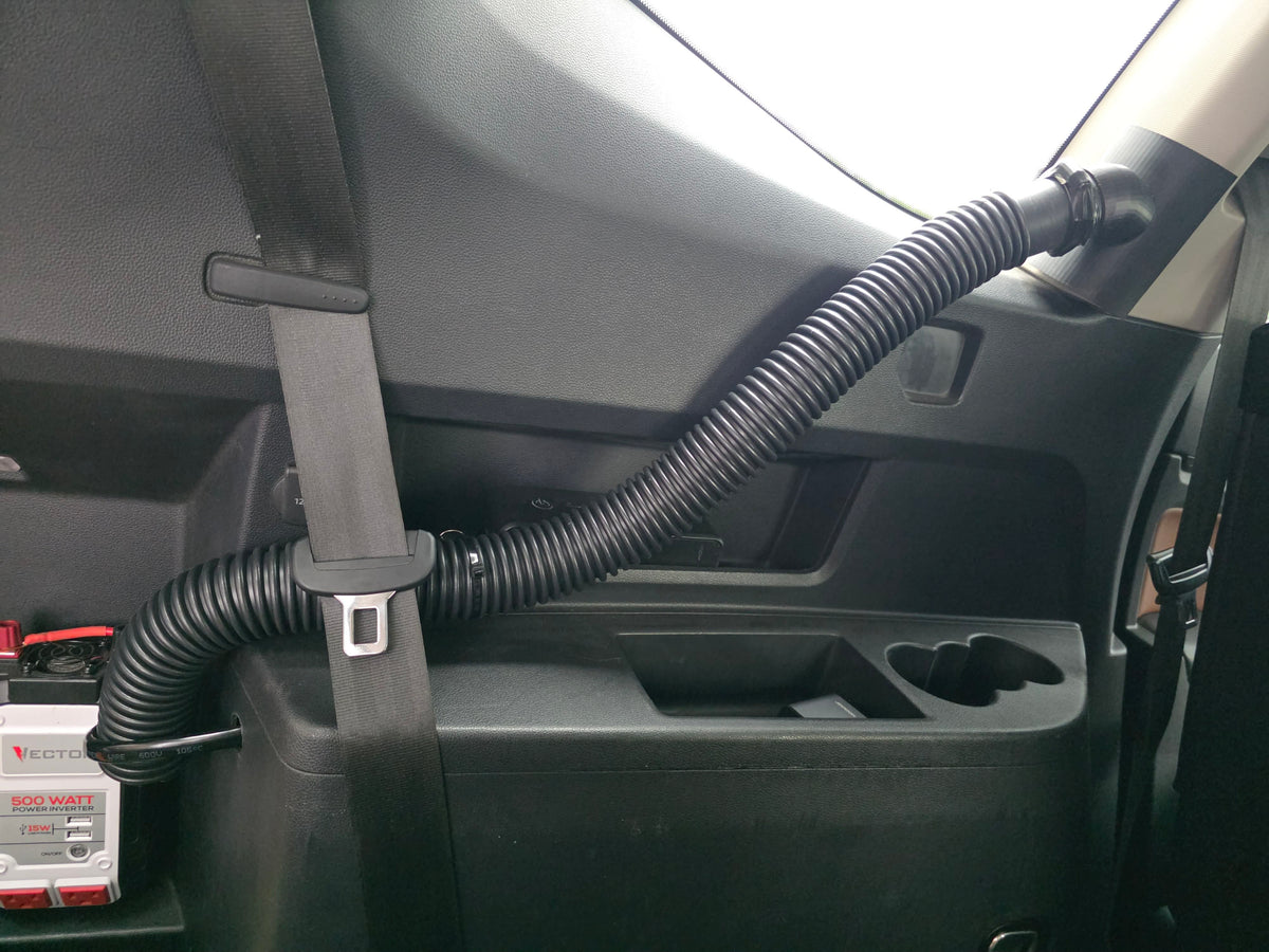 VW Atlas rear vent diverter for rear facing car seat third row vent