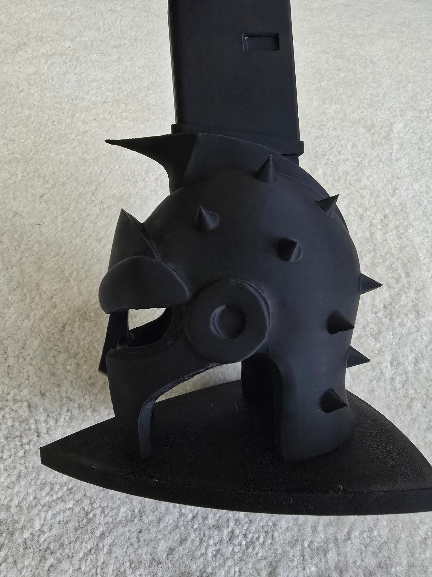 Rifle Display Stand Spartan Helmet