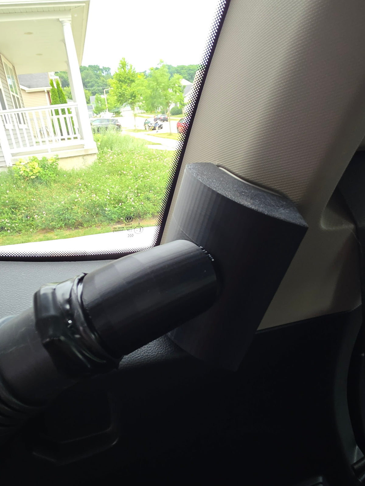 VW Atlas rear vent diverter for rear facing car seat third row vent